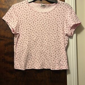 PINK Victoria's Secret Pink Patterned Pajama Top